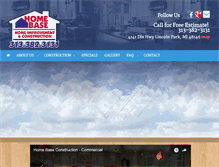 Tablet Screenshot of homebaseimprovement.com